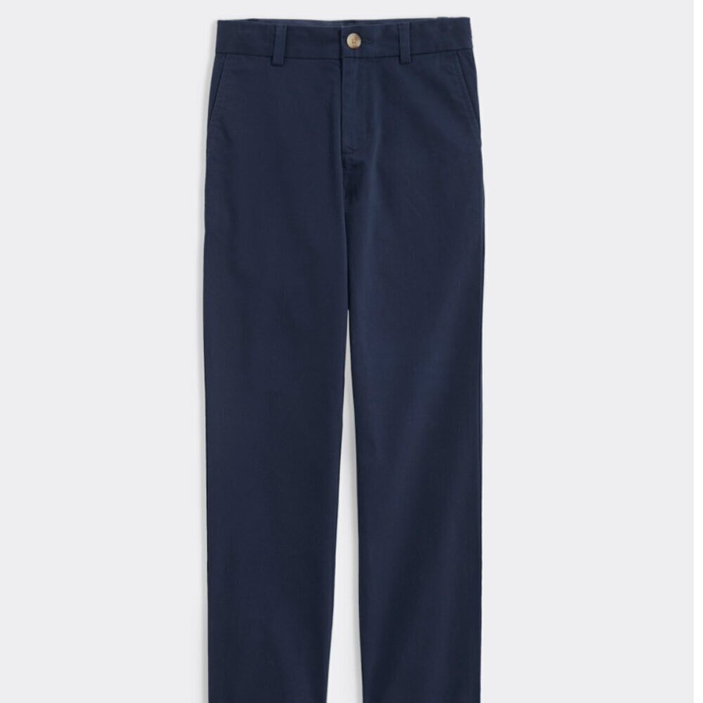 Vineyard Vines Cotton Navy Blue Teen Boy Pants | Preppy and Excellent Condition